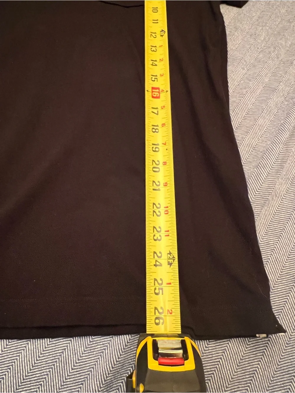 Banana Republic Men’s Black Polo Shirt with Pocket, Size Medium